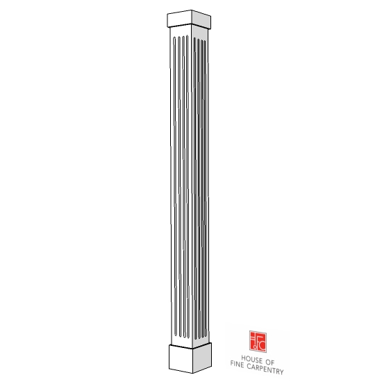 Fluted PVC Column Wraps House of Fine Carpentry