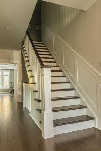 House of Fine Carpentry Wainscoting Stairs